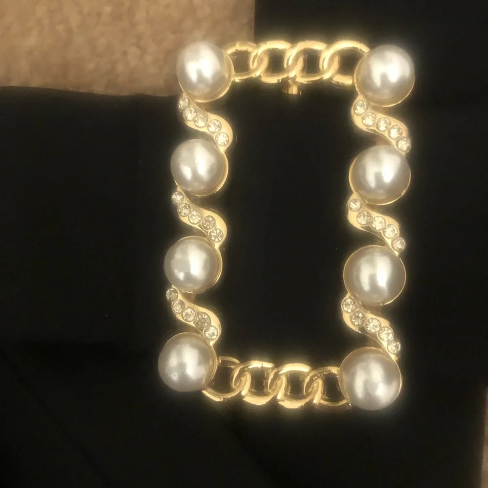 Pearls  and bling Decor One Shoulder One Piece Swimsuit plus size  size 16/18